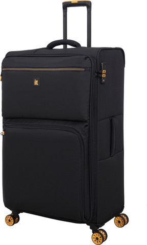 סט מזוודות בד קלות במיוחד 3 יח' 30/25/20 מבית IT Luggage דגם COMPARTMENT בצבע כתום